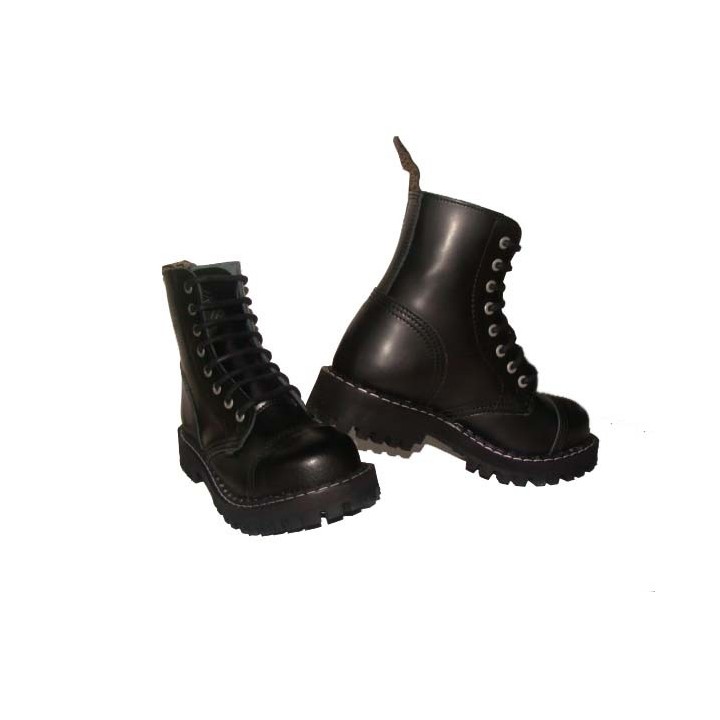 STEEL 8 DZIUROWE GLANY CZARNE