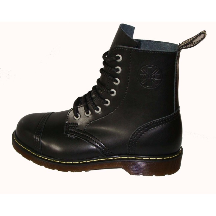 STEEL KEN 8 DZIUROWE GLANY CZARNE