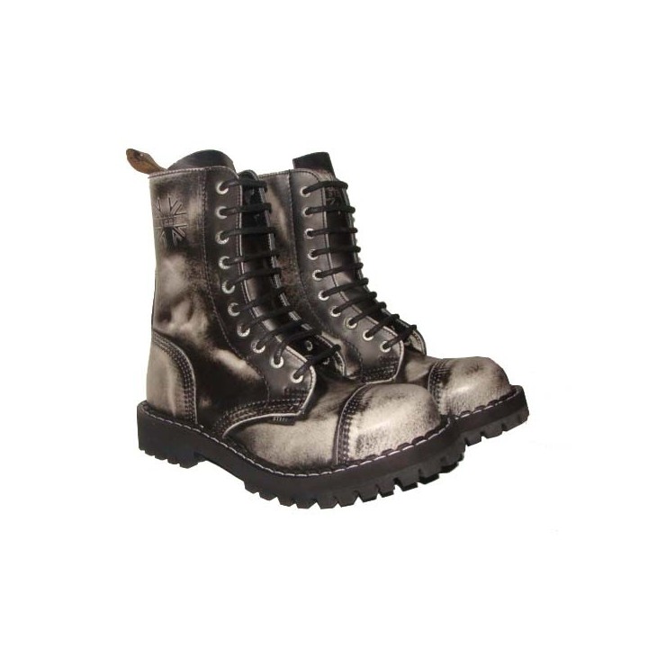 STEEL 10 DZIUROWE GLANY BIAŁE