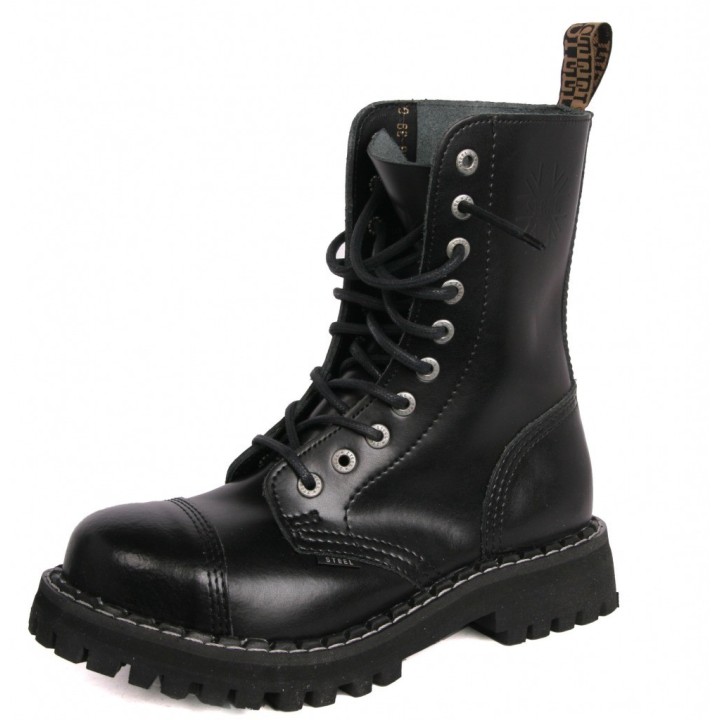 STEEL OCIEPLANE 10 DZIUROWE GLANY CZARNE