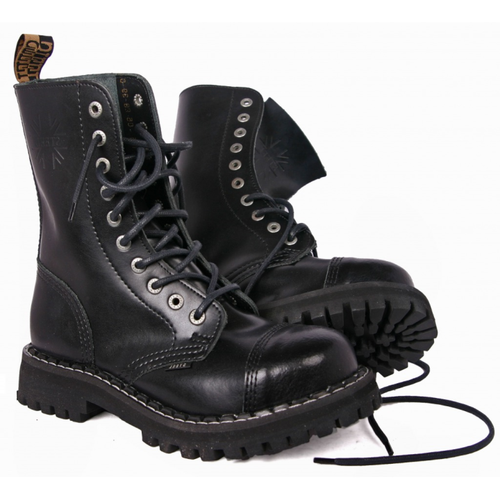 STEEL OCIEPLANE 10 DZIUROWE GLANY CZARNE