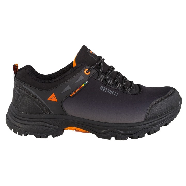 CZARNO - NIEBIESKIE BUTY TREKKINGOWE