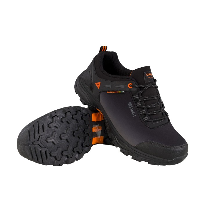 CZARNO - NIEBIESKIE BUTY TREKKINGOWE