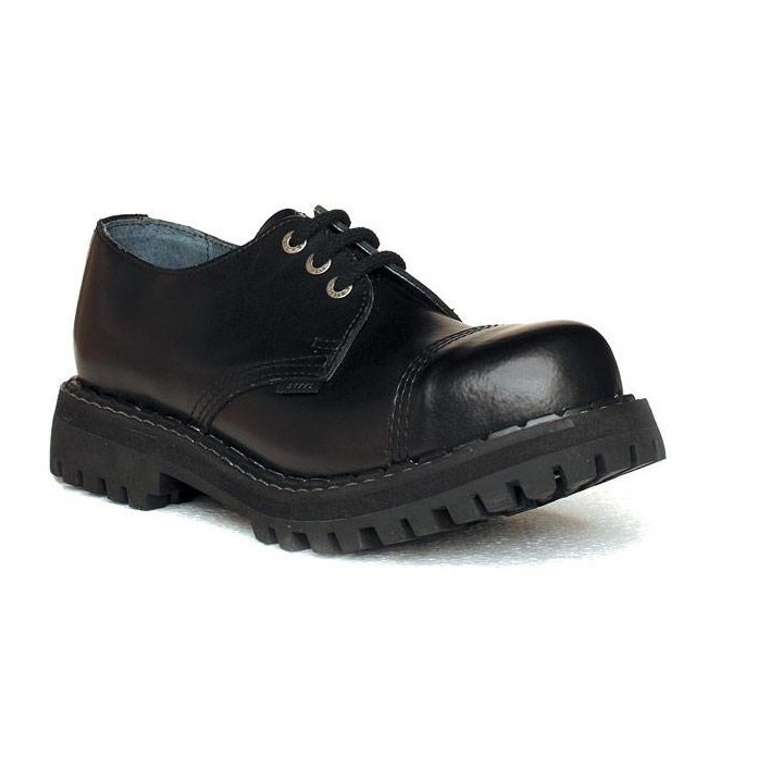 STEEL 3 DZIUROWE GLANY CZARNE